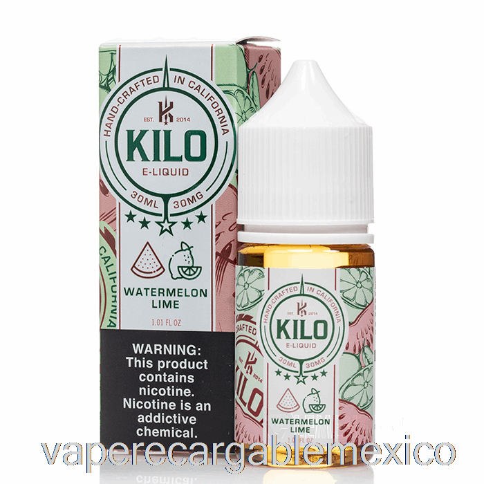 Vape Recargable Sandia Lima - Kilo Sales Revival - 30ml 30mg